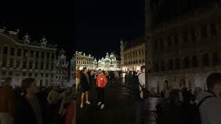 Grand Place Brussels Belgium 30102022 Lovely evening in Brussels [upl. by Ecidna23]