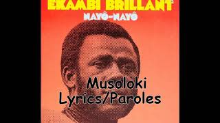 EKAMBI BRILLANT  Musoloki LyricsParoles [upl. by Ahsemik]