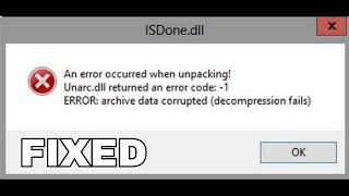 How To Fix ISDonedll Error During Game Installations For All Big GamesHD [upl. by Asennav816]