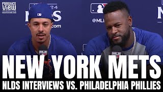 Luis Severino amp Mark Vientos Discuss NY Mets vs Philadelphia Phillies NLDS Kodai Senga Return [upl. by Luo941]