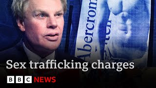 ExAbercrombie amp Fitch CEO charged with sex trafficking  BBC News [upl. by Folberth]