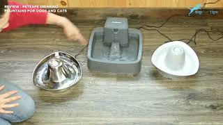 Review PetSafe Drinking Fountains for Dogs and Cats [upl. by Gorrono]