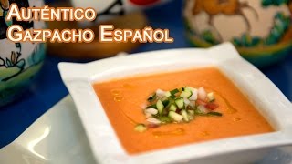 El Autentico Gazpacho Receta desde España [upl. by Dietz126]