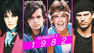 Number One Songs of 1982  Billboard Hot 100 Number One Hits of 1982 [upl. by Tlevesor407]