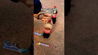 Mentos Rocket with Coke 🚀 explore shorts [upl. by Teece]