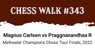 Magnus Carlsen vs Rameshbabu Praggnanandhaa • Meltwater Champions Chess Tour Finals 2022 [upl. by Ynohtnad430]