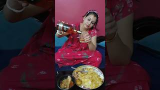 BP with Biryani shorts shortvideo whiskey whiskylover alcohol biryani [upl. by Tillman]