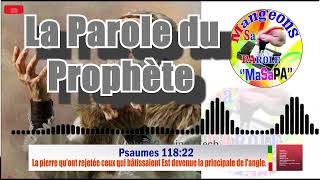 LA PAROLE DU PROPHETE DE CE JOUR [upl. by Amik919]