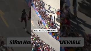 WHAT A FINISH as Sifan Hassan makes marathon history 🤩 [upl. by Casimire]