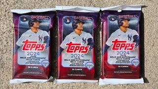 2024 Topps Baseball Series 2 Retail Fat Packs x 3  Future Stars Orange299 Hit [upl. by Ahsiekyt160]