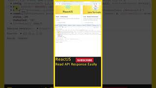 ReactJS Tutorial Read API Response Easily eCommerce ProjectReact ProjectReactJS Tutorial shorts [upl. by Yaned184]