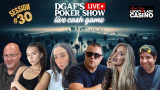 DGAF’s LIVE Poker Show Starring DGAF Nikos Malia Lauren Melissa K Eddie Mergi and Fadi [upl. by Miller]