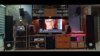 MAGNEPAN LRS 2WAY LOUDSPEAKER  REL T7i SUBWOOFER Demo [upl. by Gaylene]