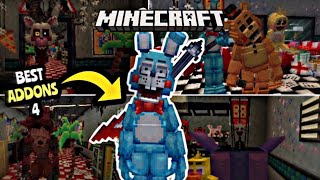 Best Addons For Your MCPE FNaF Map  Vol 4 2024 [upl. by Aneekat678]