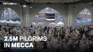 More than 25M Muslim pilgrims perform Hajj in Mecca [upl. by Iturhs]