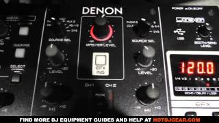 Denon DNX 600 2 Channel Mixer Review [upl. by Waverley]