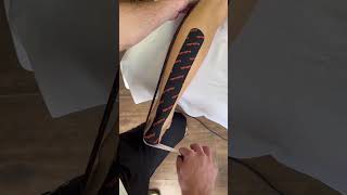 Achilles tendon and calf relief using Spophy kinesio tape [upl. by Jone528]