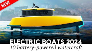 New Electric Boats of 2024 Innovative Watercraft for Transportation amp Recreation [upl. by Alesandrini]