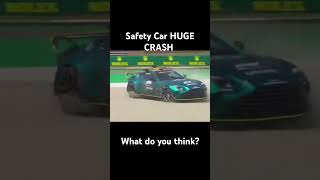 Safety Car HUGE CRASH in Monza formula1 [upl. by Eineeuq]