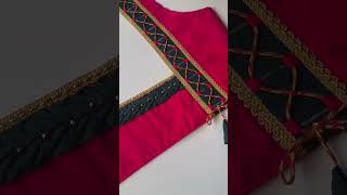 party wear one side blouse designquot Transform Your Blouse Stunning OneSided Neck Designs Tutorial [upl. by Rotow]