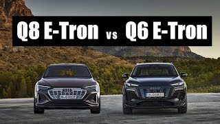 Audi Q6 ETron vs Audi Q8 ETron  Which Should You Buy [upl. by Maurice]