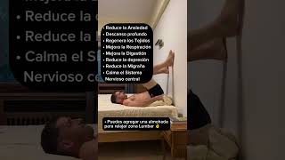 Reduce ansiedad depresión y nervios con 10 minutos de Yoga antes de dormir [upl. by Ania811]