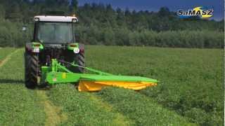 SaMASZ Z0102H Rear drum mower  Trommelmäher HECKTROMMELMÄHER [upl. by Ateuqram]