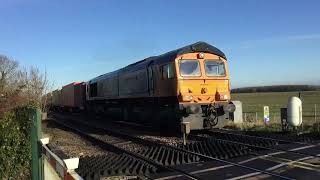 Rowston Level Crossing  Lincolnshire 28112024 [upl. by Fidellia]