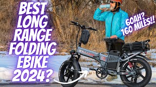 5 Best Long Range Folding EBikes 2024 Top Longest Range Foldable Electric Bike [upl. by Danie]