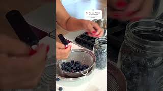 How to make PICKLED BLUEBERRIES Quick amp Easy Perfect for salads amp vinaigrette howtomake pickle [upl. by Komarek]