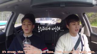 ENG SUB 160720 Travel Without Manager BTS Xiumin amp Chen  Xiuchen Private Talking Part 2 [upl. by Jodi786]