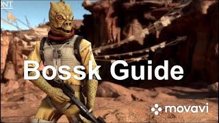 Bossk Guide in Star Wars battlefront 2 [upl. by Hessney416]