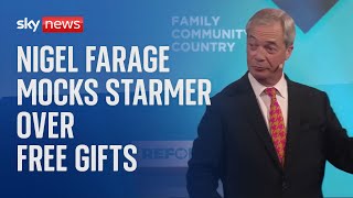 Reform UK conference Farage mocks Starmer amp Tories as party eyes 2025 council elections [upl. by Annil]