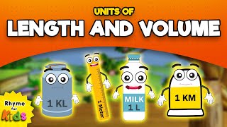 Units of Length and Volume  Math Nursery Rhyme  Units of Measurement [upl. by Selokcin116]