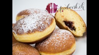 Klassische Berliner Krapfen mit Gelinggarantie  Schritt für Schritt Rezeptvideo [upl. by Rana677]