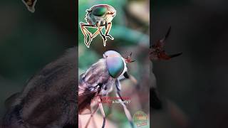 Why a Horse Fly Bite Hurts So Bad❗Still Beautiful Though😍 fly facts animals [upl. by Ehcrop]