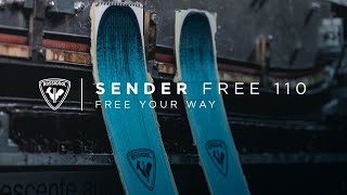 ROSSIGNOL Skis  SENDER FREE 110  FREE YOUR WAY [upl. by Milda265]