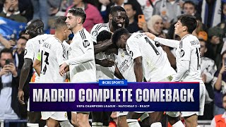 UCL Real Madrid overcome two goal deficit to defeat Dortmund  Morning Footy  CBS Sports Golazo [upl. by Sholem]