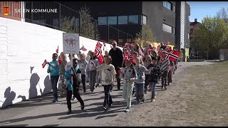 Lunde barneskole 3trinn øver til 17mai  17mai 2022 [upl. by Nisay]