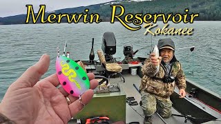 Merwin Reservoir Kokanee Fishing [upl. by Rajiv892]