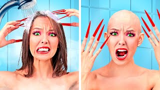 CRAZY Girly Problems With LONG NAILS  Beauty and Relationship Struggles  Relatable by La La Life [upl. by Otanutrof]