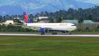 Most Dangerous Plane Landing with amazingly great pilot skills eps 00344 [upl. by Anglim]