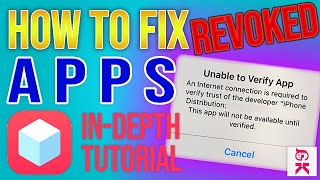 FIXED 2020 How To Fix Revoked TweakBox Apps UNABLE TO VERIFY APP FIX [upl. by Clarita]