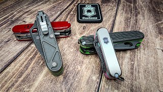 4 Different Custom Swiss Army Knives [upl. by Ecnerrat]