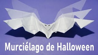 Murciélago aleteo de origami  murciélago de papel para Halloween [upl. by Milo]