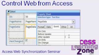 Microsoft Access Web Data Synchronization Seminar Preview [upl. by Hortensa]