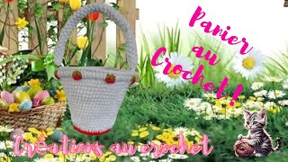 Tutoriel Petit panier au crochet [upl. by Wilkens]