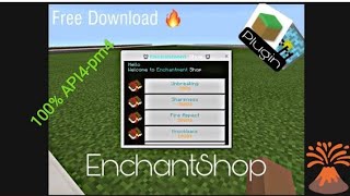 Custom enchant shop plugin for free download  pocketmine [upl. by Cher901]