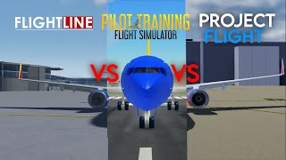 Project Flight VS FlightLine VS Ptfs [upl. by Eintirb]