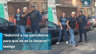 Luchador Shocker golpea a hombre que le pidió una foto y reta a la policía [upl. by Ludovick]